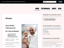 Tablet Screenshot of painreliefcare.net